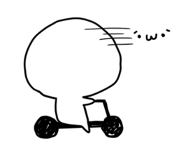 SIMPLE White neighbor sticker #8886626