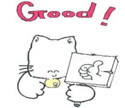 shironeko no kurochan sticker #8887258