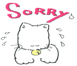 shironeko no kurochan sticker #8887261