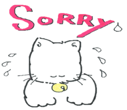 shironeko no kurochan sticker #8887261