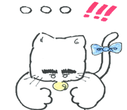 shironeko no kurochan sticker #8887262