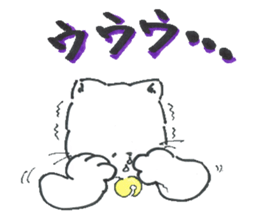 shironeko no kurochan sticker #8887264