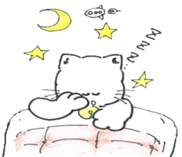 shironeko no kurochan sticker #8887265