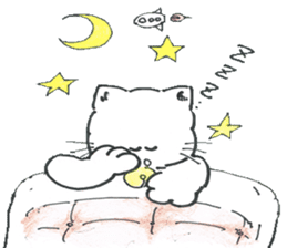 shironeko no kurochan sticker #8887265