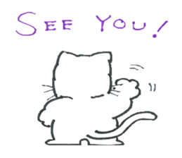 shironeko no kurochan sticker #8887266