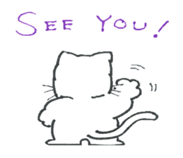 shironeko no kurochan sticker #8887266