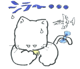 shironeko no kurochan sticker #8887268