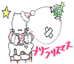 shironeko no kurochan sticker #8887272