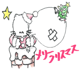 shironeko no kurochan sticker #8887272