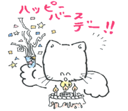 shironeko no kurochan sticker #8887278