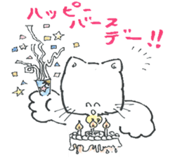 shironeko no kurochan sticker #8887278