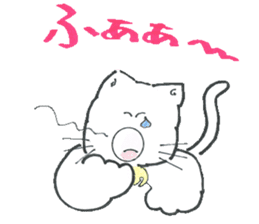 shironeko no kurochan sticker #8887283