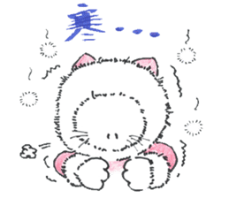 shironeko no kurochan sticker #8887290