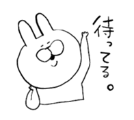 Rabbit sometimes chick, often bear. sticker #8887421