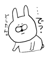 Rabbit sometimes chick, often bear. sticker #8887433