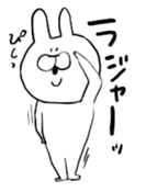 Rabbit sometimes chick, often bear. sticker #8887452