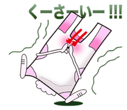 Plastic shopping bag rabbit -3 sticker #8887703