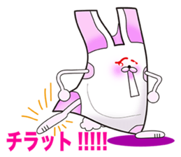 Plastic shopping bag rabbit -3 sticker #8887712