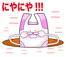 Plastic shopping bag rabbit -3 sticker #8887717