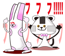 Plastic shopping bag rabbit -3 sticker #8887723