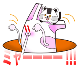 Plastic shopping bag rabbit -3 sticker #8887727