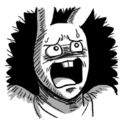 Muscle rabbit sticker sticker #8888203