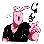 Muscle rabbit sticker sticker #8888211