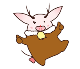 " Tonaboo " of Pukupuku Piglet sticker #8888480