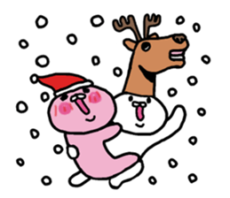 The winter love world of rabbit sticker #8888923