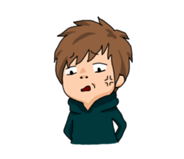 His feeling sticker #8889084