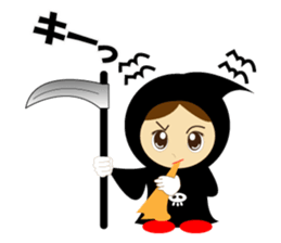 Cute Grim Reaper 2 sticker #8889118