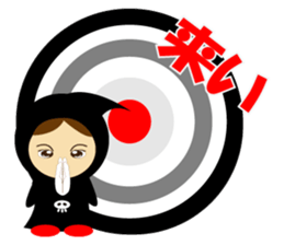 Cute Grim Reaper 2 sticker #8889120