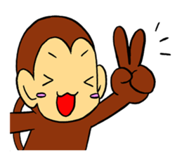 monkey's sticker sticker #8889306
