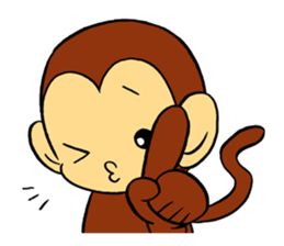 monkey's sticker sticker #8889307