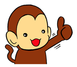 monkey's sticker sticker #8889309