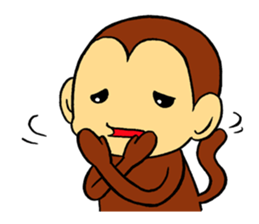 monkey's sticker sticker #8889310