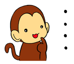 monkey's sticker sticker #8889313