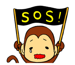 monkey's sticker sticker #8889317