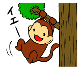 monkey's sticker sticker #8889320