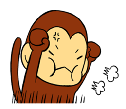 monkey's sticker sticker #8889325