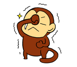 monkey's sticker sticker #8889326