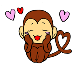monkey's sticker sticker #8889329