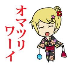 Daily lives of smattering blonde girl sticker #8889479