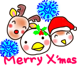 A yellow beak sticker #8889554