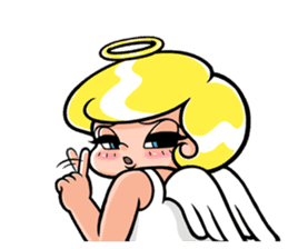 Naughty Angel - MalaKim sticker #8890322