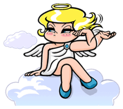 Naughty Angel - MalaKim sticker #8890325