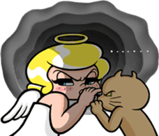 Naughty Angel - MalaKim sticker #8890348