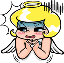 Naughty Angel - MalaKim sticker #8890351