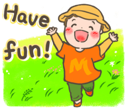 Enjoy your time with your child ! sticker #8890571