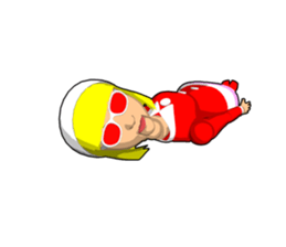 Santa Girl doll sticker #8890626